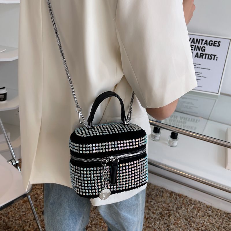 Raibel Luksusowe Mini Torebki Damskie Typu Crossbody - Mały Srebrny