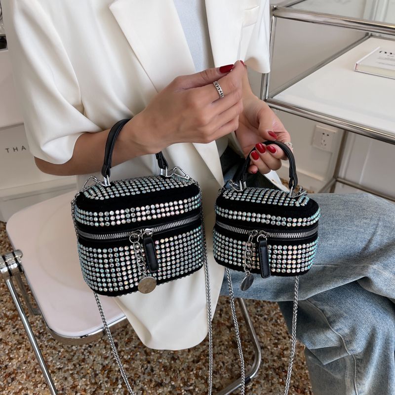 Raibel Luksusowe Mini Torebki Damskie Typu Crossbody - Mały Srebrny
