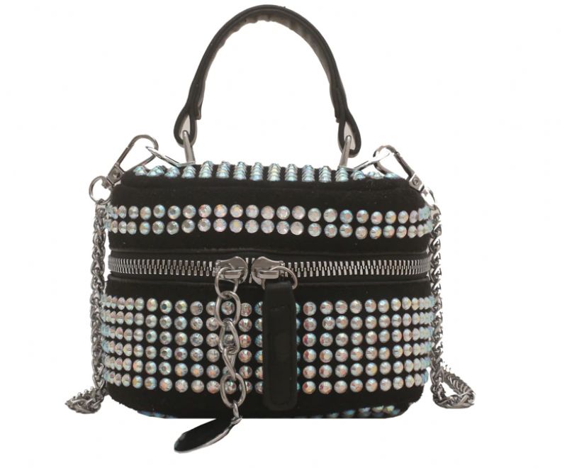 Raibel Luksusowe Mini Torebki Damskie Typu Crossbody - Mały Srebrny