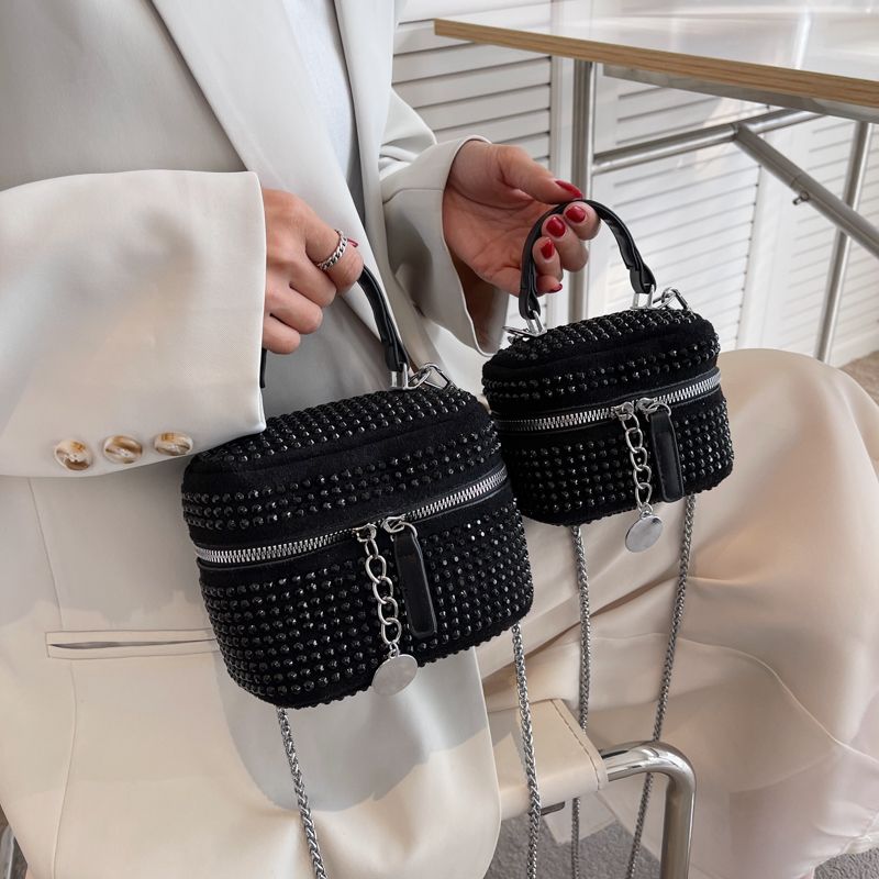 Raibel Luksusowe Mini Torebki Damskie Typu Crossbody - Mały Srebrny