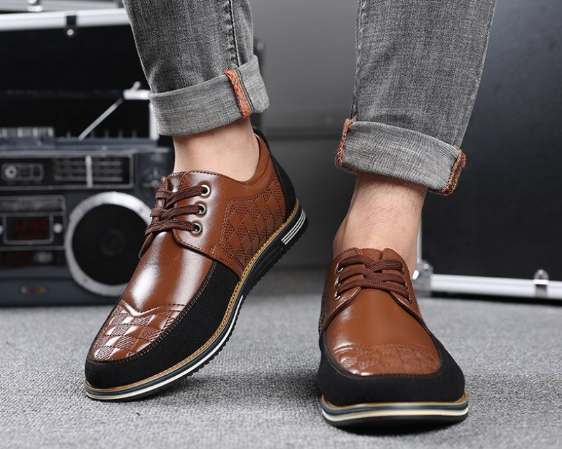 Rainy Mokasyny Męskie Buty Casualowe - Czarny