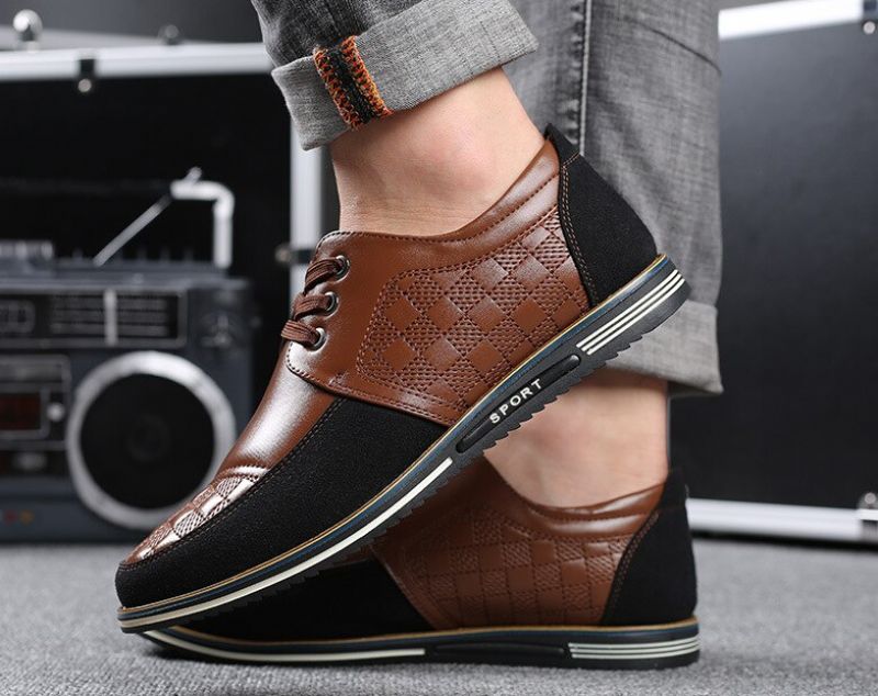 Rainy Mokasyny Męskie Buty Casualowe - Czarny