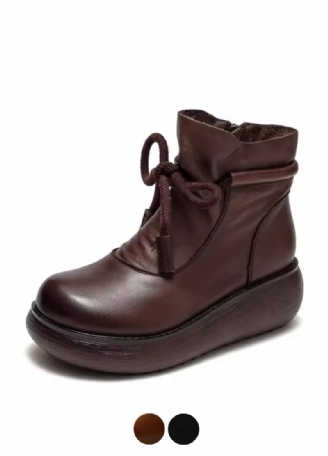 Raquela Damskie Buty Typu Platform Ankle Boots