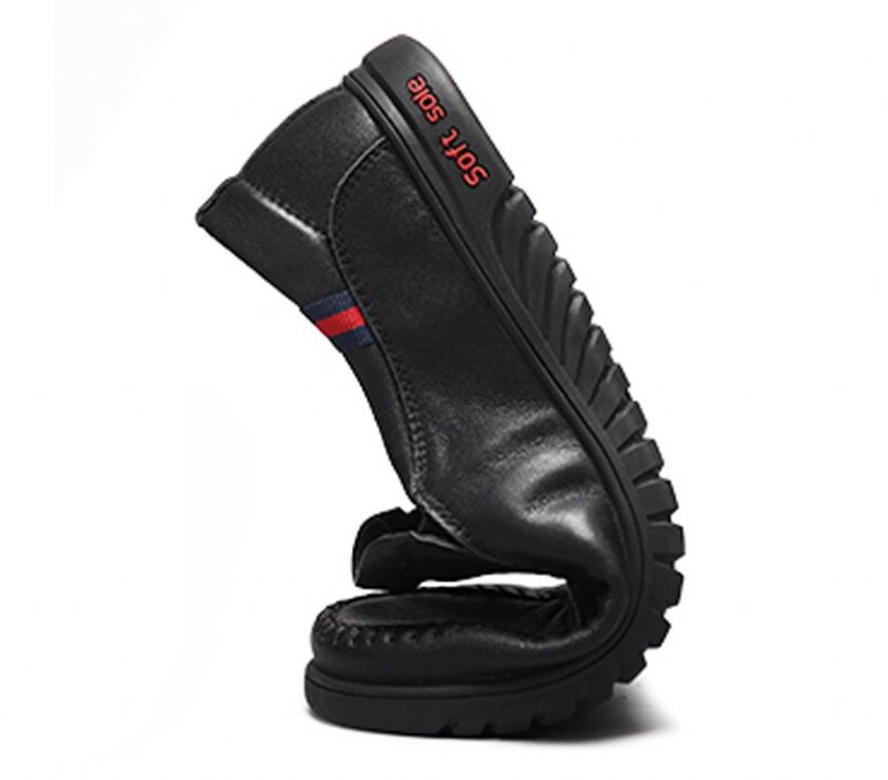 Rayner Męskie Mokasyny Eleganckie Buty - Czarny
