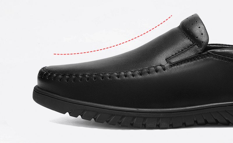 Rayner Męskie Mokasyny Eleganckie Buty - Czarny
