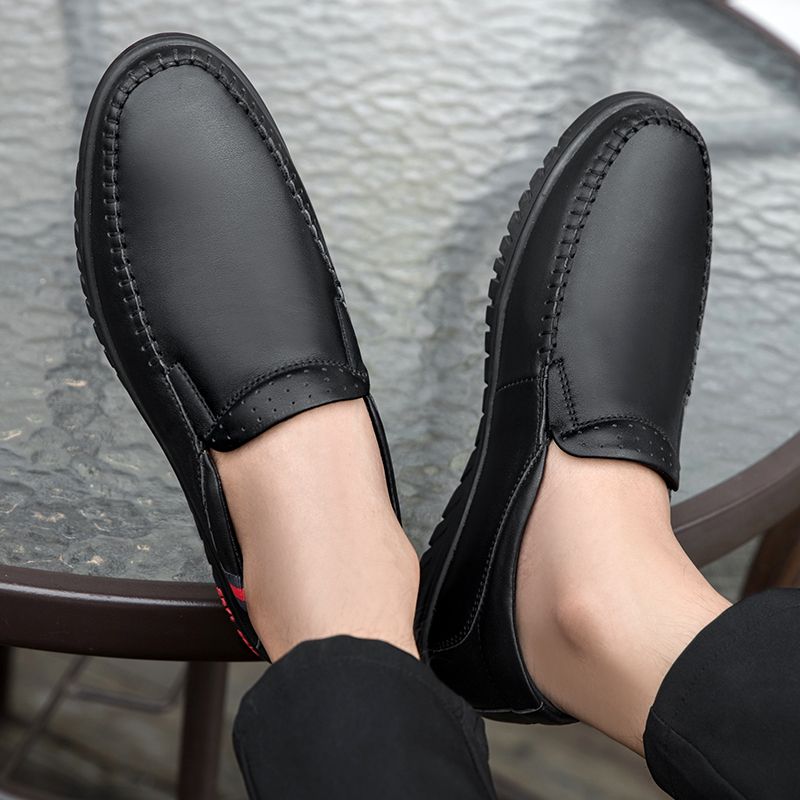 Rayner Męskie Mokasyny Eleganckie Buty - Czarny