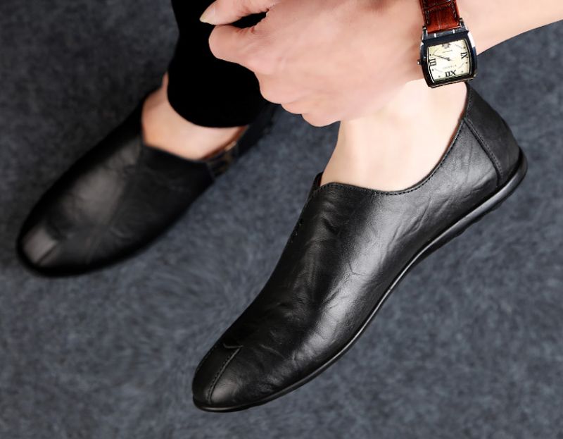 Reece Męskie Mokasyny Codzienne Buty - Kawa