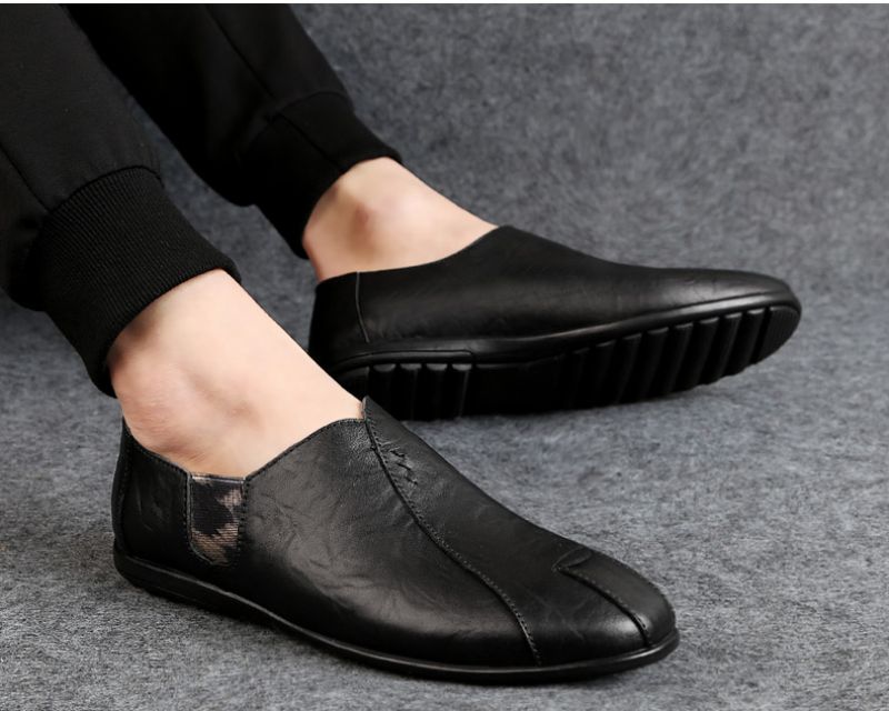 Reece Męskie Mokasyny Codzienne Buty - Kawa