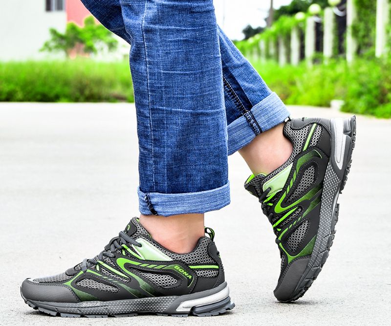 Renzo Męskie Buty Do Biegania - Srebrny