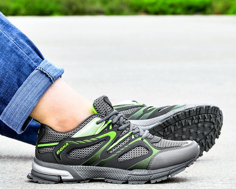 Renzo Męskie Buty Do Biegania - Srebrny