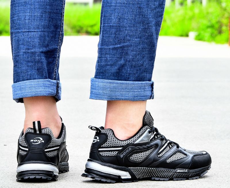 Renzo Męskie Buty Do Biegania - Srebrny
