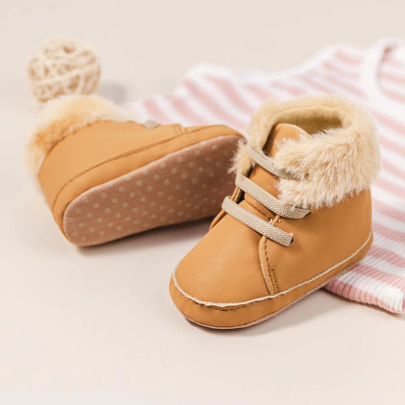 Rhona Dziecięce Buty Śnieżne - Różowe futro