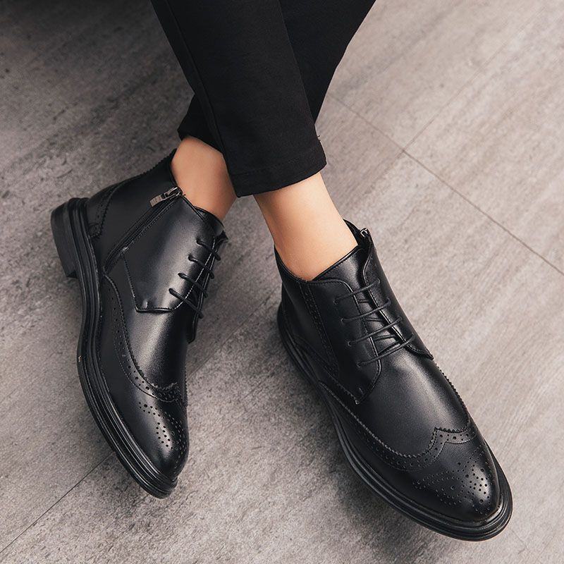 Ribes Męskie Buty Chukka - Kawa