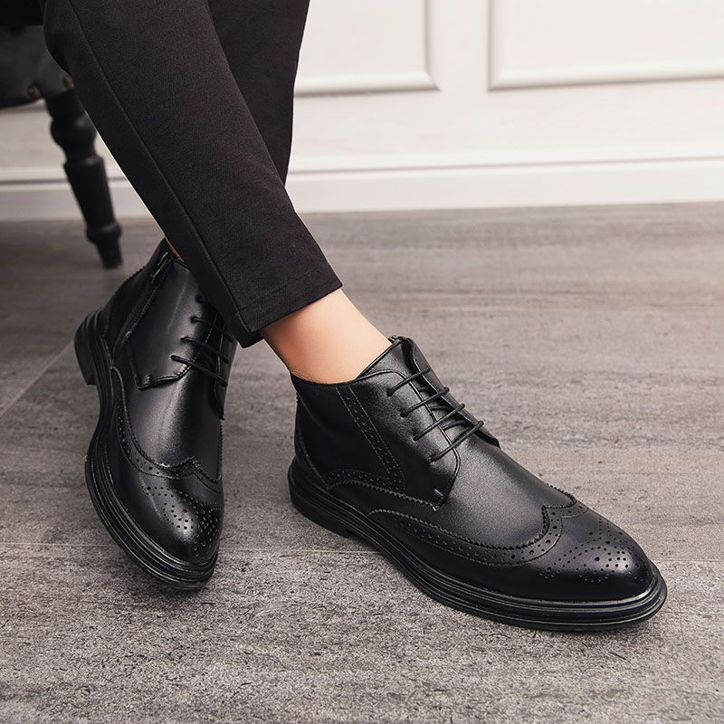 Ribes Męskie Buty Chukka - Kawa