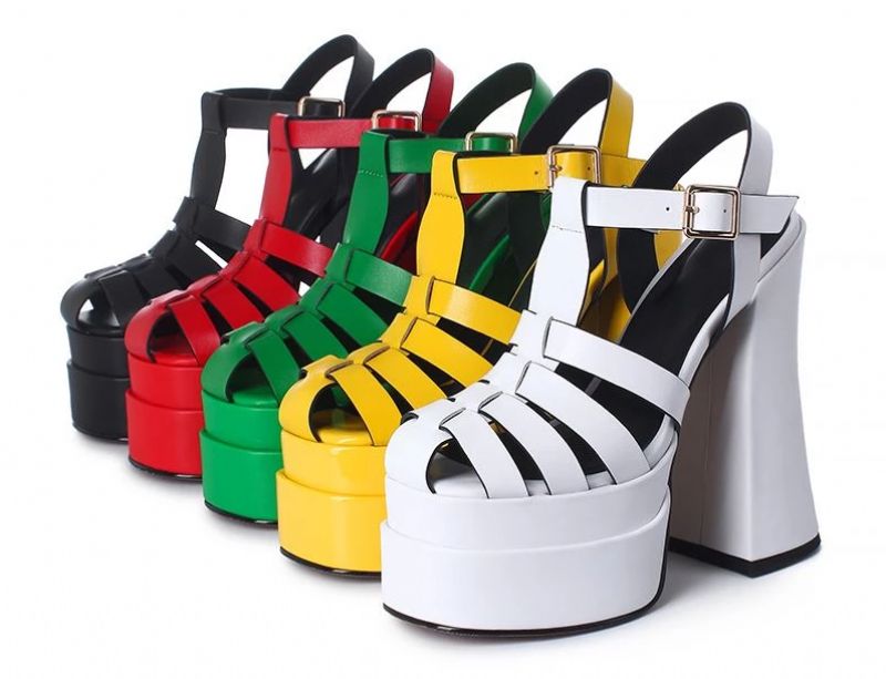 Richi Damskie Buty Na Obcasie - Czarny
