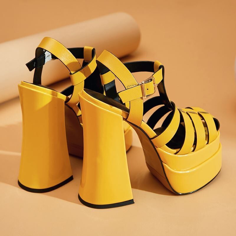 Richi Damskie Buty Na Obcasie - Czarny