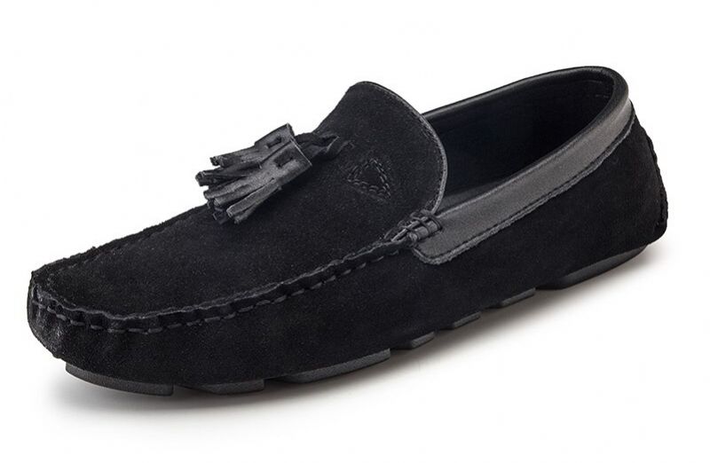 Rico Męskie Mokasyny Modne Buty - Czarny ack