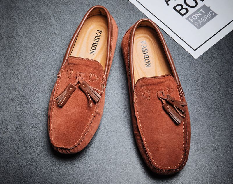 Rico Męskie Mokasyny Modne Buty - Czarny ack