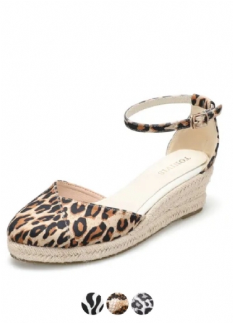 Rita Damskie Letnie Koturny Z Espadrylami