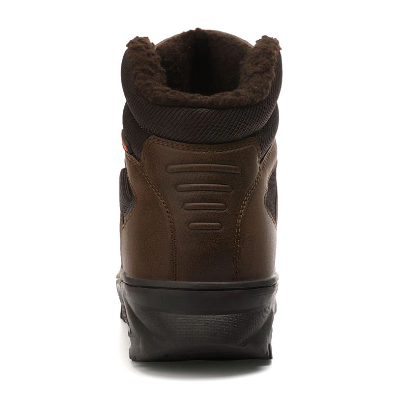 Riyadh Męskie Buty Zimowe - Kawa Futro