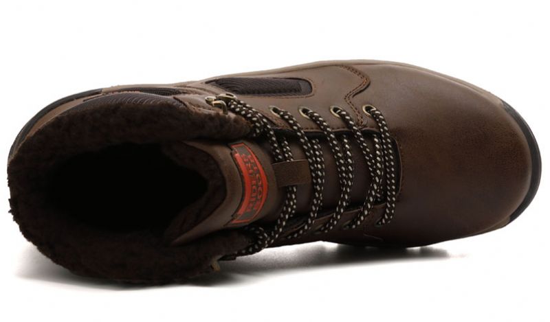 Riyadh Męskie Buty Zimowe - Kawa Futro