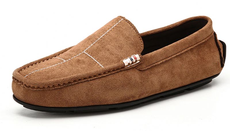 Rodenas Męskie Mokasyny Eleganckie Buty - Brązowy