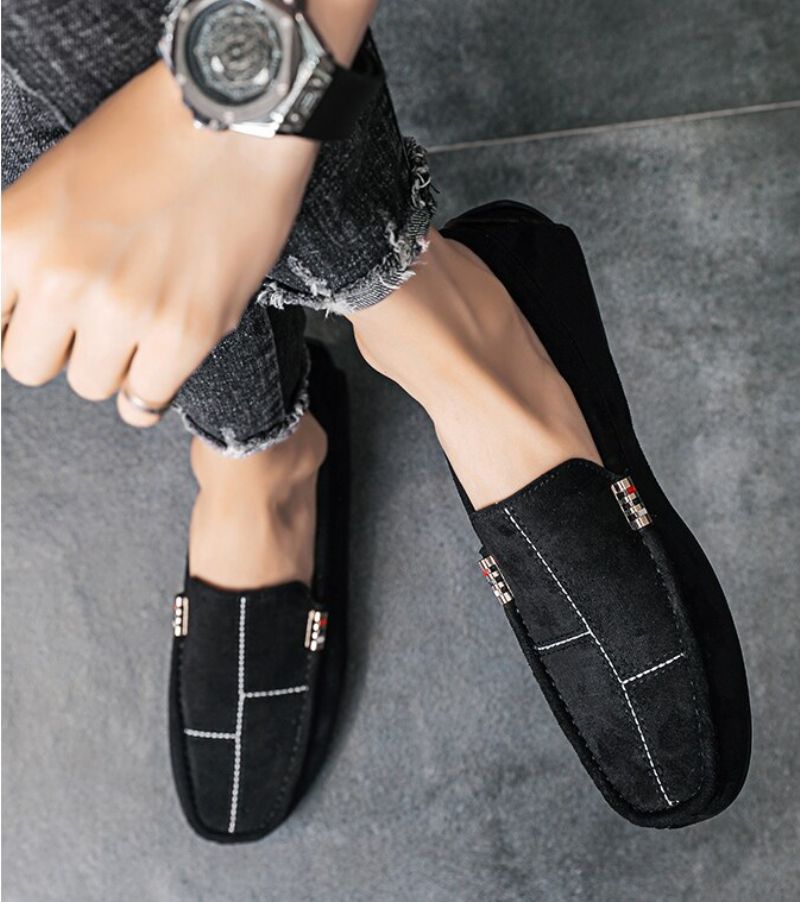 Rodenas Męskie Mokasyny Eleganckie Buty - Brązowy