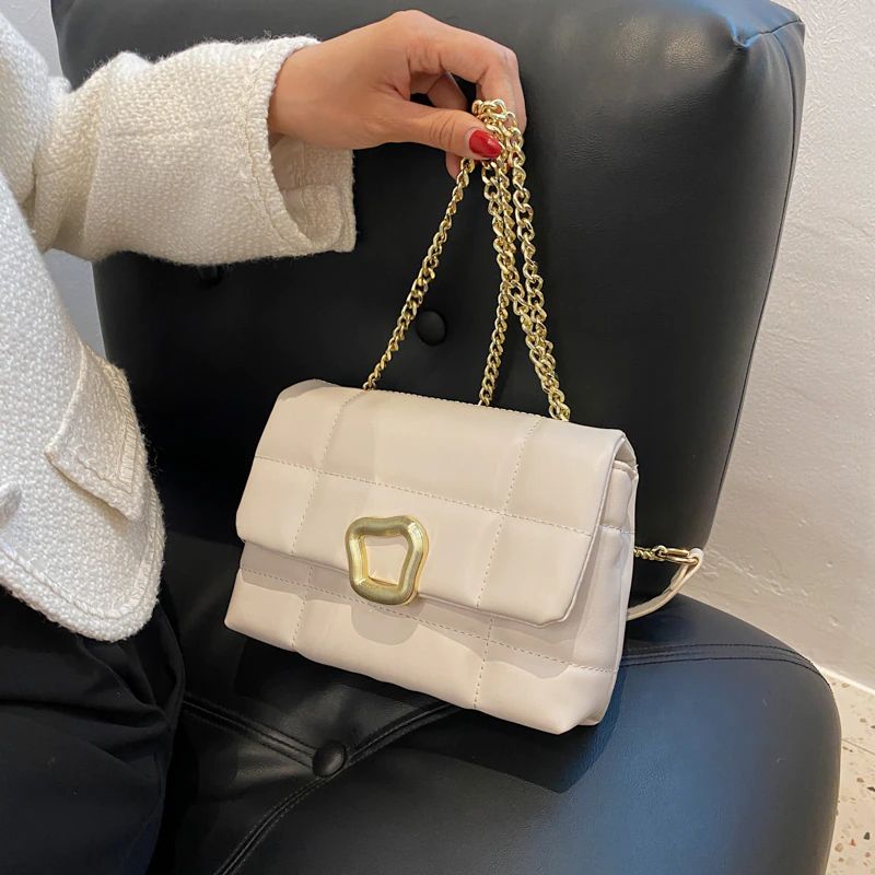 Rodriguez Damska Luksusowa Skórzana Torebka Typu Crossbody Z Klapką - Czarny