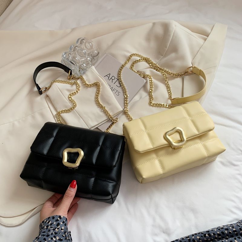 Rodriguez Damska Luksusowa Skórzana Torebka Typu Crossbody Z Klapką - Czarny