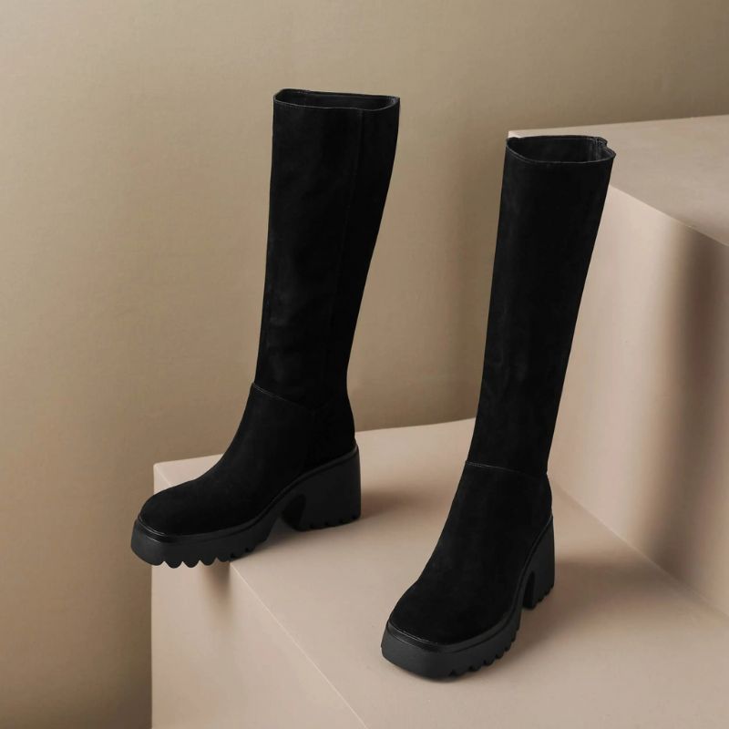 Romina Damskie Długie Buty - Zielony