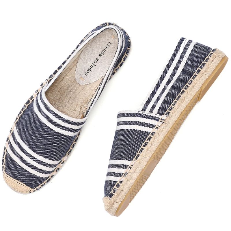 Romina Damskie Płaskie Espadryle Casualowe - Żółty