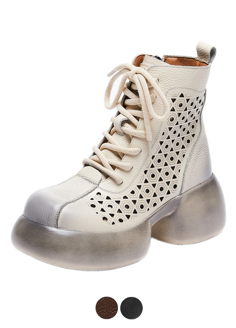 Rosmy Damskie Buty Na Platformie Do Kostki