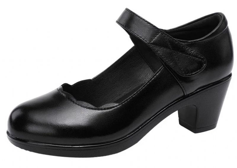 Rossy Damskie Buty Na Platformie - Czarny