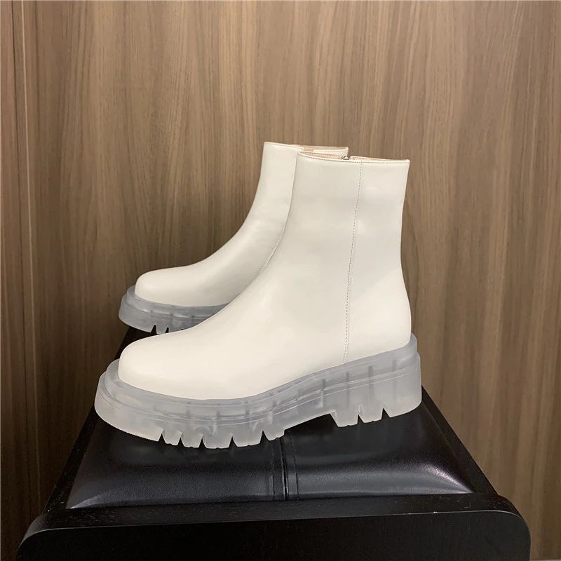 Row Damskie Zimowe Czarne Buty - Czarny bez futra
