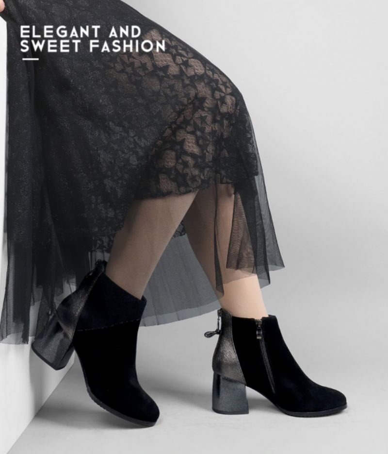 Rowina Buty Do Kostek - Wino czerwone