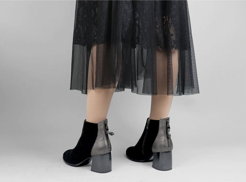 Rowina Buty Do Kostek - Wino czerwone