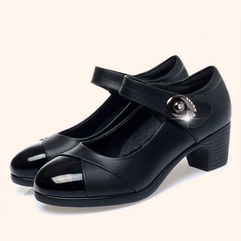 Rubby Damskie Buty Na Obcasie - Czerwony