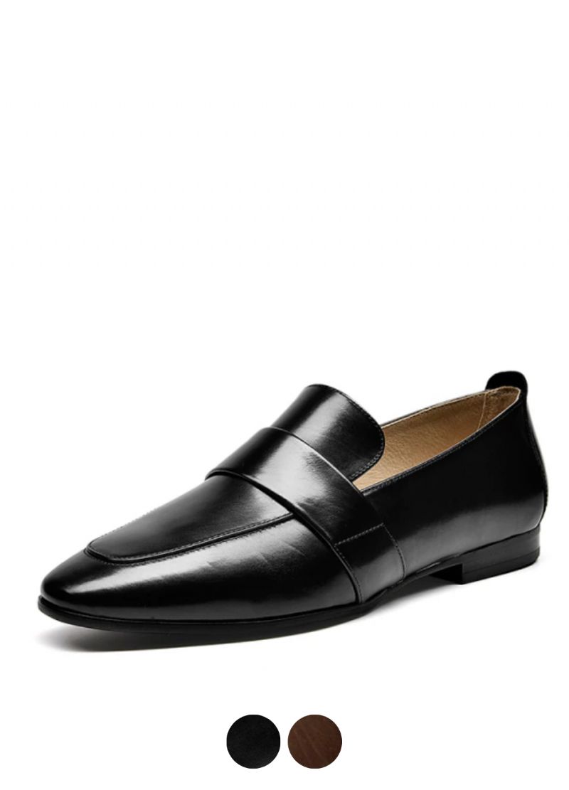 Rudy Damskie Skórzane Buty Typu Loafer
