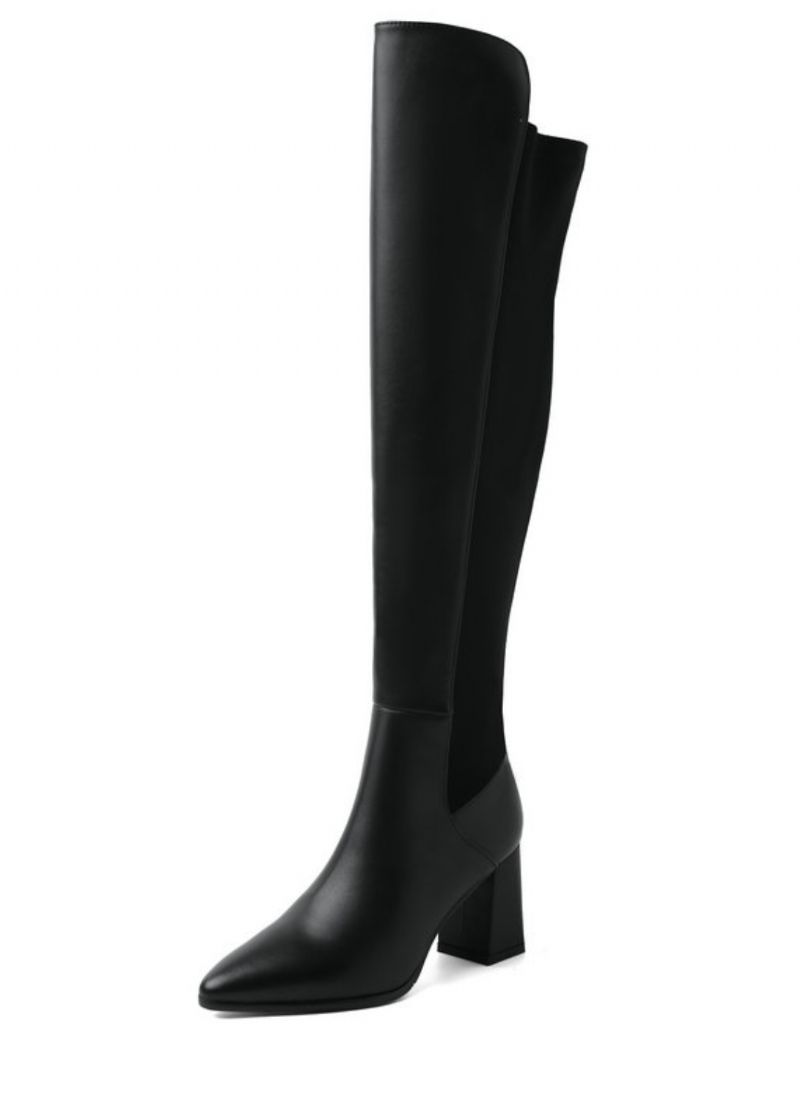 Safiro Damskie Skórzane Buty Do Kolan
