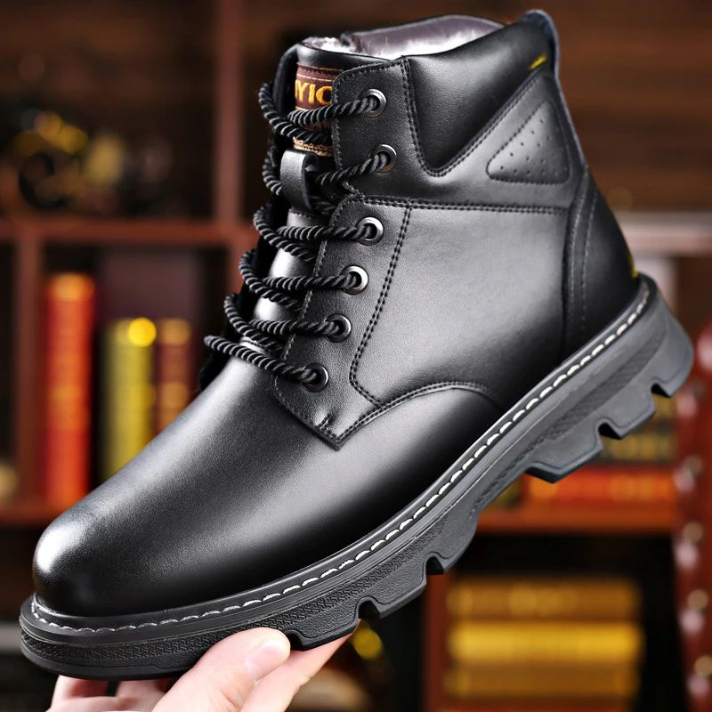 Sahir Męskie Buty Zimowe - Brązowy