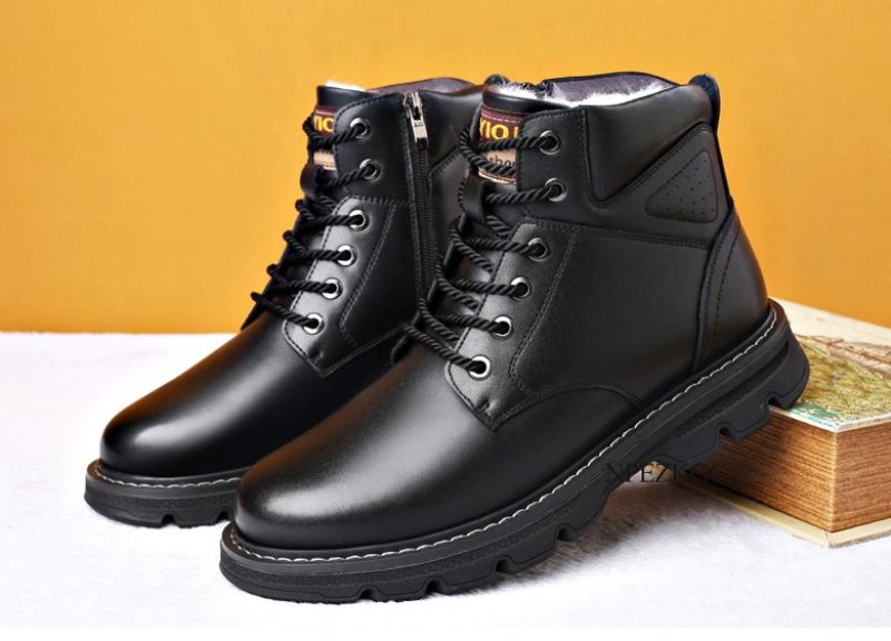 Sahir Męskie Buty Zimowe - Brązowy