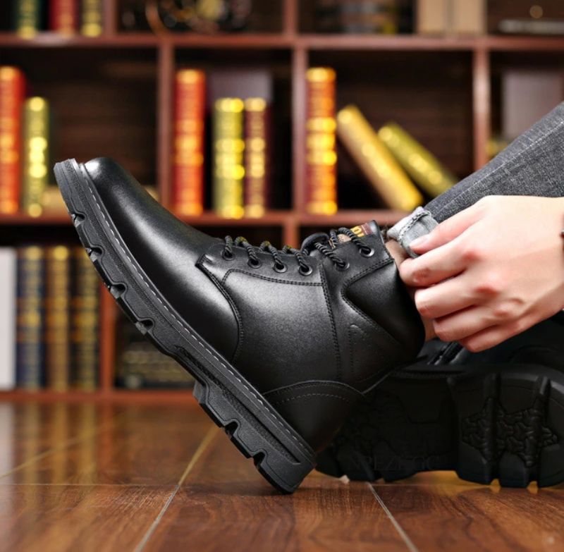 Sahir Męskie Buty Zimowe - Brązowy