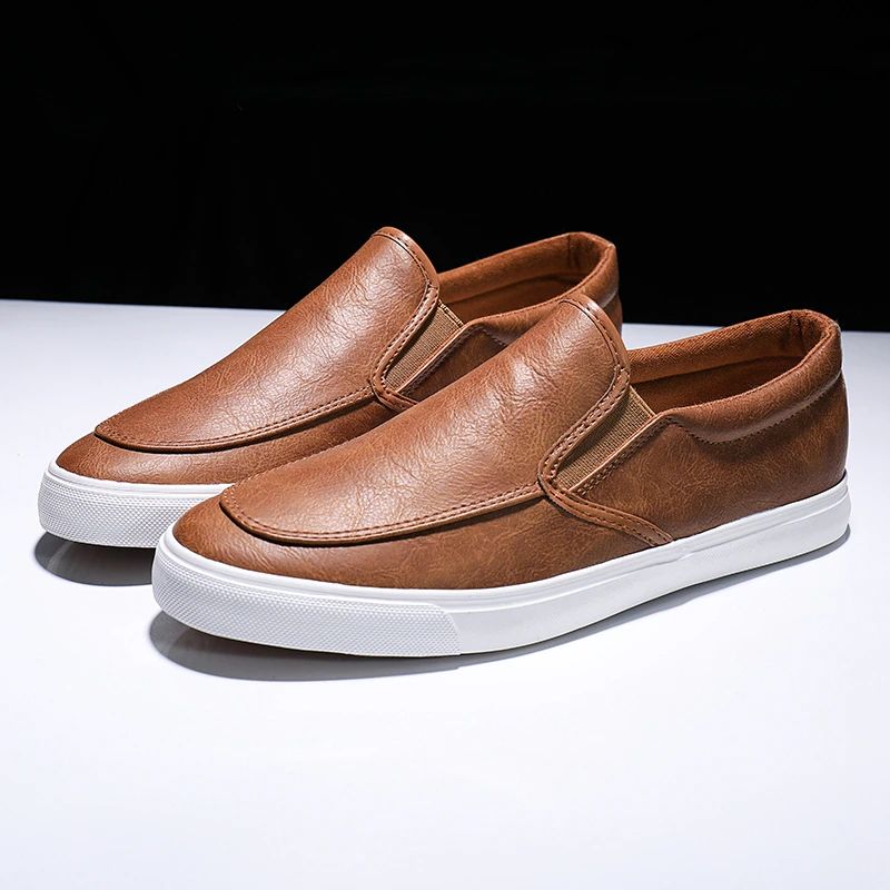 Salinas Mokasyny Męskie Buty Casualowe - Brązowy