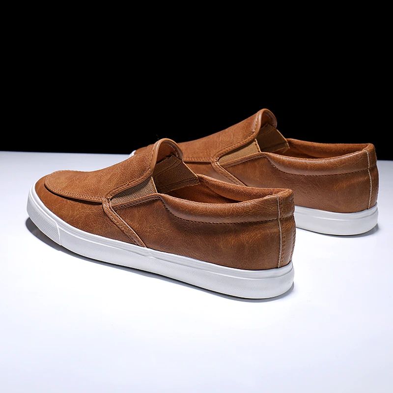 Salinas Mokasyny Męskie Buty Casualowe - Brązowy