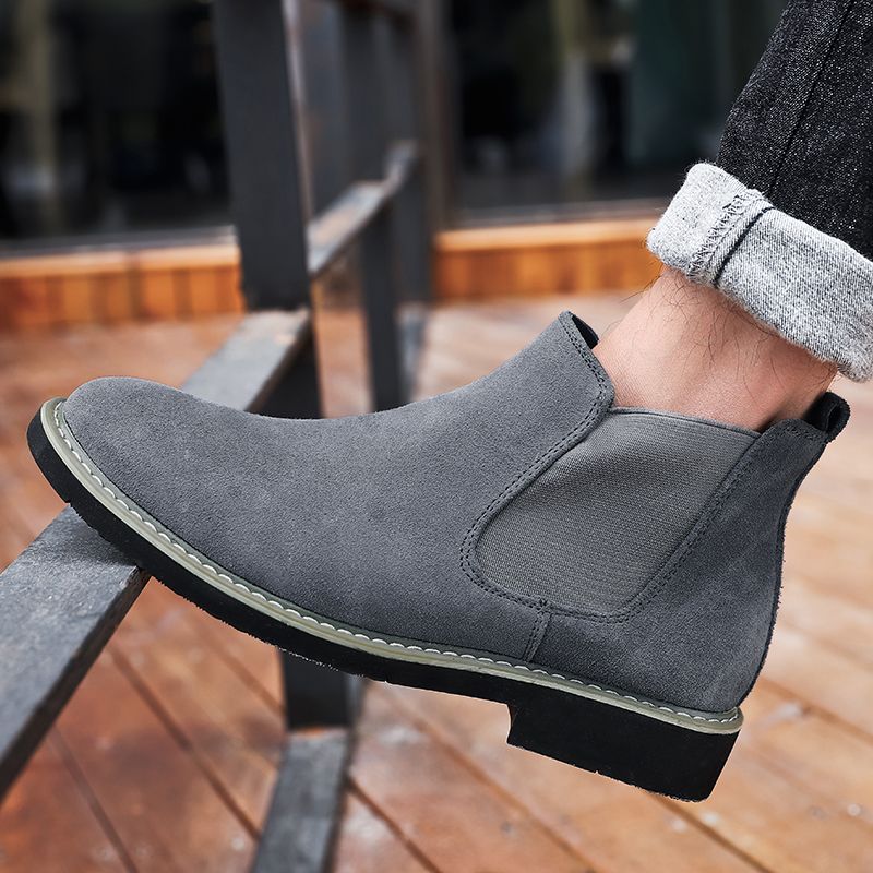 Salmeron Męskie Buty Chelsea - Niebieski