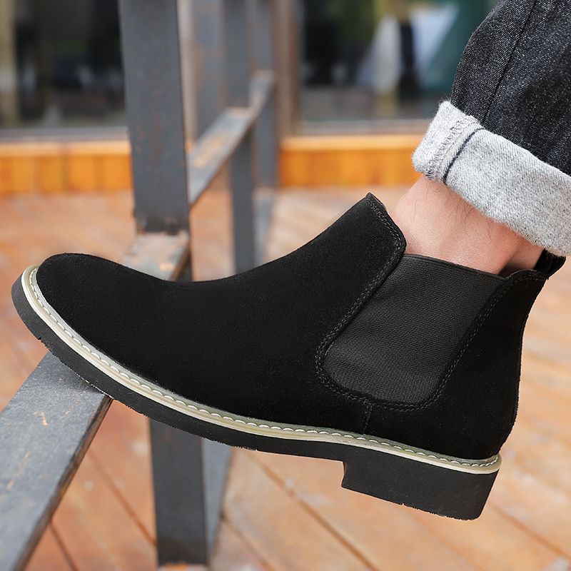 Salmeron Męskie Buty Chelsea - Niebieski