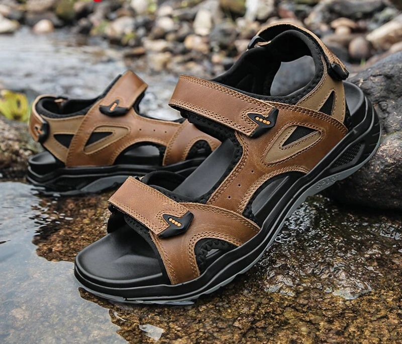 Sandały Męskie Aldrien Outdoor - Brązowy