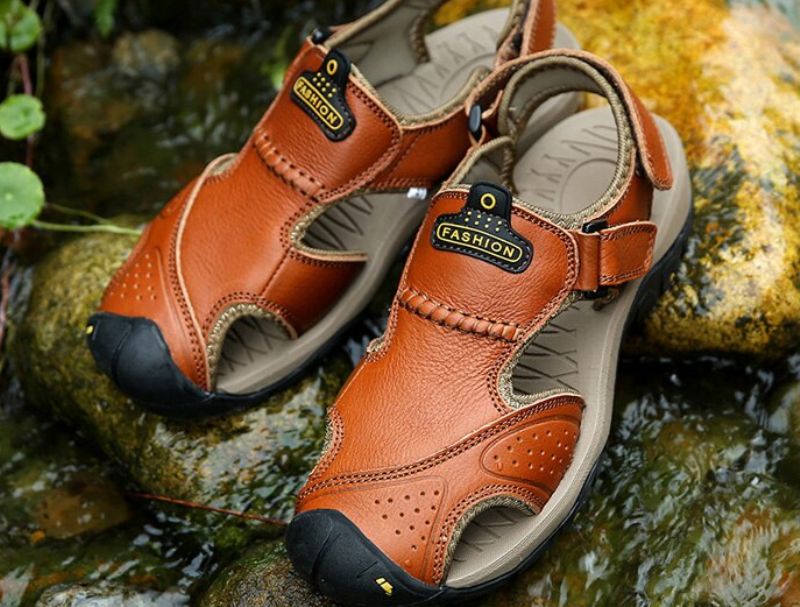 Sandały Męskie Nizan Outdoor - Brązowy