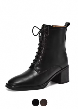Sandy Damskie Skórzane Sznurowane Buty