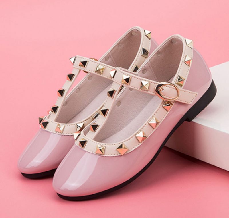 Sandy Dziewczęce Płaskie Buty - Różowy
